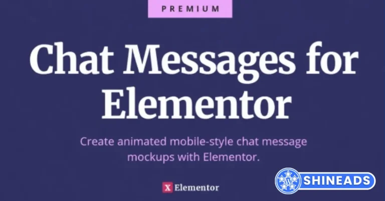 Chat Messages for Elementor – Create animated mobile-style chat message mockups with Elementor Free Download v1.0.0