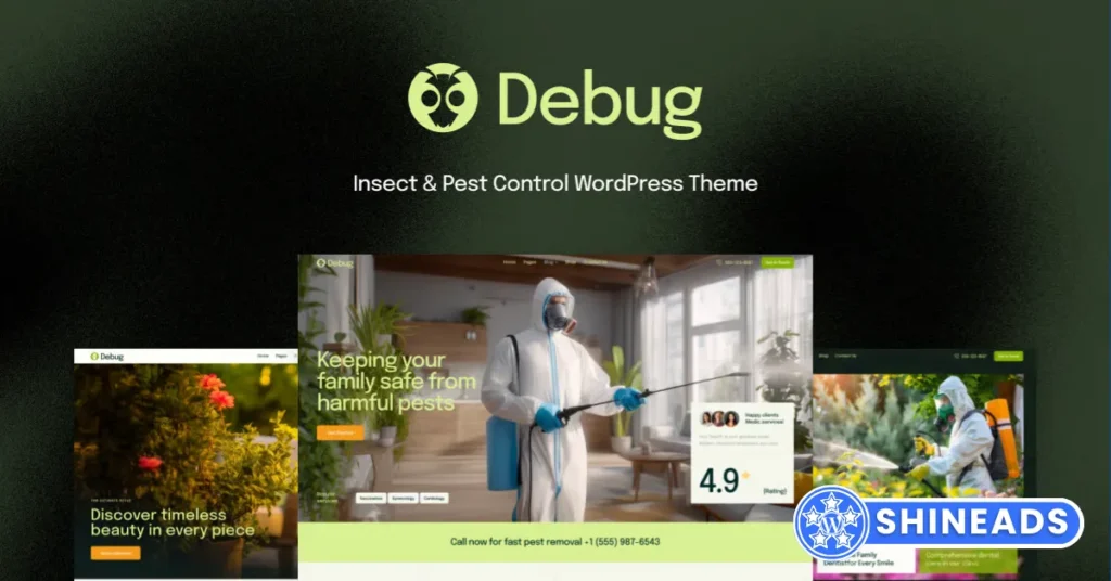 Debug - Insect & Pest Control WordPress Theme