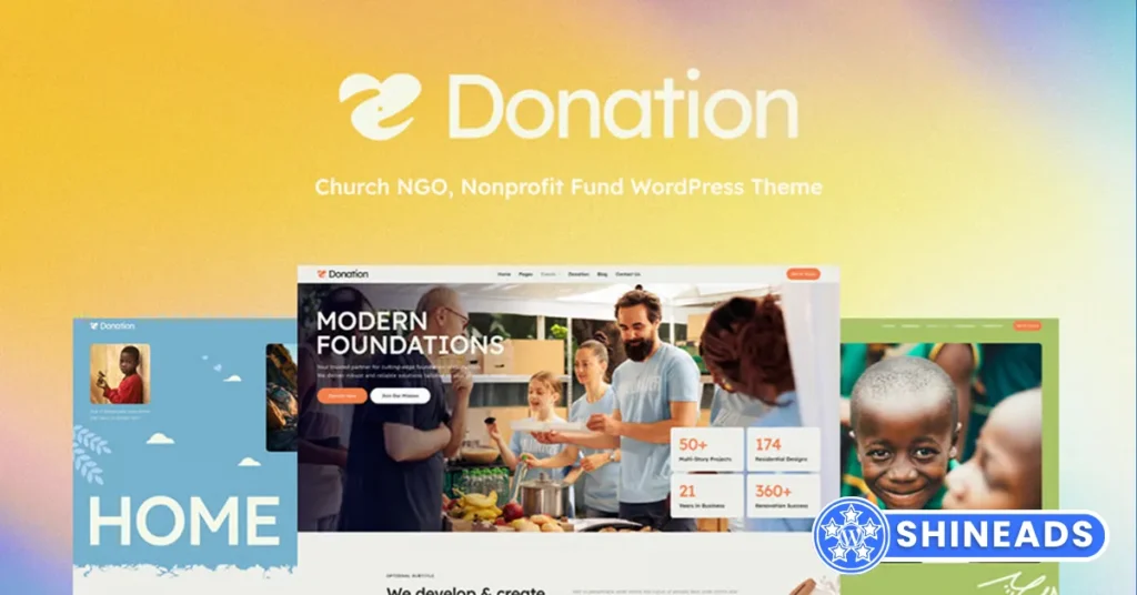 Donation - Church, NGOs & Nonprofit Fund WordPress Theme