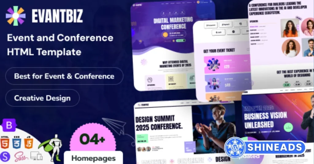 Evantbiz - Conference & Events WordPress Theme